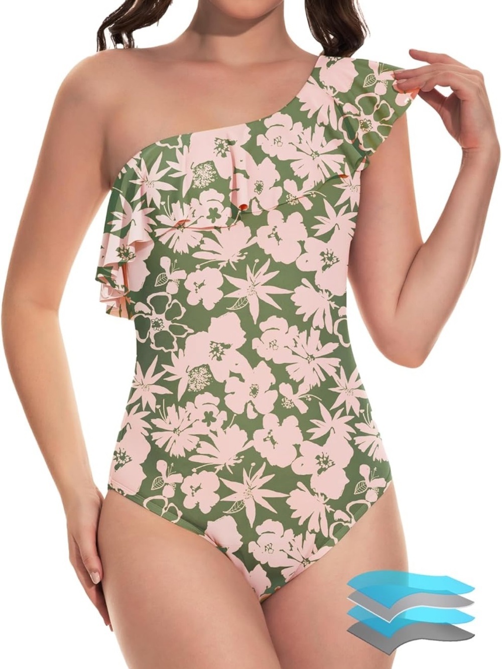 Beautikini Period One Piece
Menstrual Leakproof One Shoulder
Ruffle M 995/11 (4)